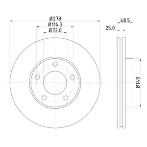 Mintex MDC1691 Bremsscheiben 2 Stück MAZDA Mintex MDC1691 Bremsscheiben 2 Stück MAZDA