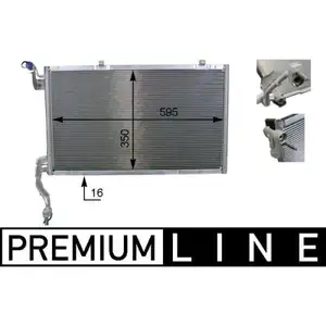 Kondensator Klimaanlage Mahle AC 10 000P Behr *** Premium Line *** f&uuml;r Ford