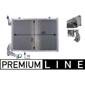 Kondensator Klimaanlage Mahle AC 9 000P Behr *** Premium Line *** f&uuml;r Ford