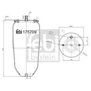 FEBI BILSTEIN 175709 Luftfederbalg