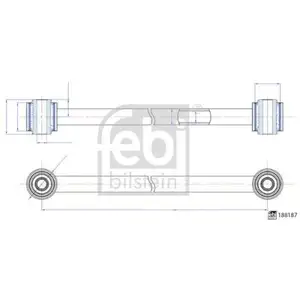 FEBI BILSTEIN 188187 Querstrebe FEBI BILSTEIN 188187 Querstrebe