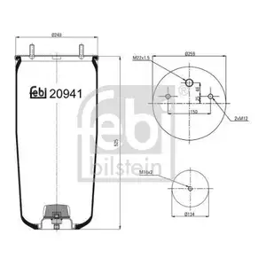 FEBI BILSTEIN 20941 Luftfederbalg