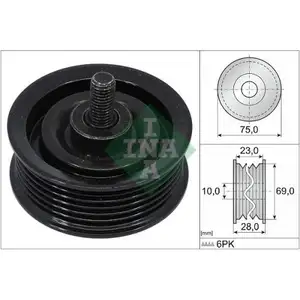 Umlenk /führungsrolle Keilrippenriemen Schaeffler Ina 532 0744 10 für Hyundai Umlenk /führungsrolle Keilrippenriemen Schaeffler Ina 532 0744 10 für Hyundai