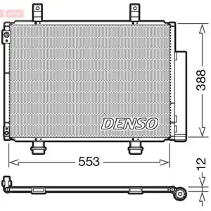 DENSO DCN47007 Kondensator A/C für SUZUKI DENSO DCN47007 Kondensator A/C für SUZUKI