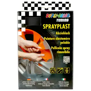 Lack Dupli Color 388118 Set Sprayplast Schwarz Seidengl&auml;nzend 2x400 Ml