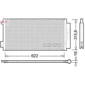 DENSO DCN09044 Kondensator A/C f&uuml;r FIAT