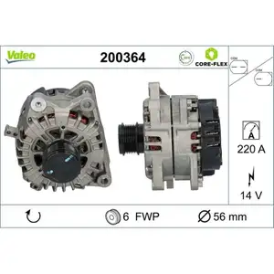 VALEO 200364 Pkw Generator - CORE-FLEX - FORD VALEO 200364 Pkw Generator - CORE-FLEX - FORD