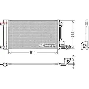 DENSO DCN02034 Kondensator A/C für SEAT, AUDI, SKODA, VW DENSO DCN02034 Kondensator A/C für SEAT, AUDI, SKODA, VW
