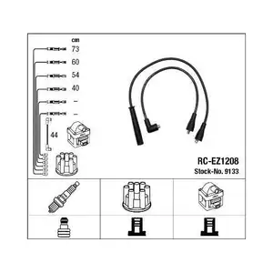 NGK 9133 Zündleitungssatz RC-EZ1208 für MAZDA NGK 9133 Zündleitungssatz RC-EZ1208 für MAZDA