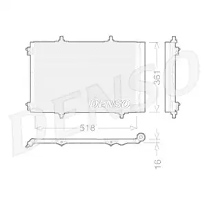 DENSO DCN07013 Kondensator A/C für PEUGEOT, CITROËN, OPEL DENSO DCN07013 Kondensator A/C für PEUGEOT, CITROËN, OPEL