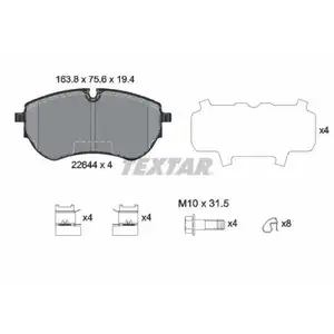 TEXTAR 2264401 PKW SBB für VW TEXTAR 2264401 PKW SBB für VW