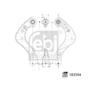 FEBI BILSTEIN 183594 Querlenker für TOYOTA, SUZUKI FEBI BILSTEIN 183594 Querlenker für TOYOTA, SUZUKI