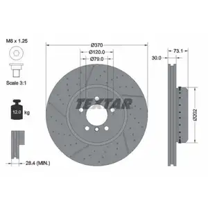 TEXTAR 92265425 Bremsscheiben 2 Stück BMW TEXTAR 92265425 Bremsscheiben 2 Stück BMW