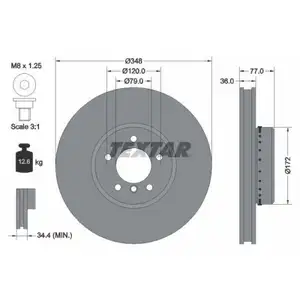 TEXTAR 92182425 Bremsscheiben 2 Stück BMW TEXTAR 92182425 Bremsscheiben 2 Stück BMW