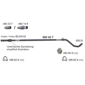 ERNST 550437 Rohrleitung mitte ERNST 550437 Rohrleitung mitte