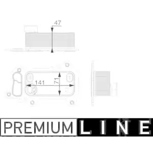 MAHLE CLC 79 000P Ölkühler für BMW MAHLE CLC 79 000P Ölkühler für BMW
