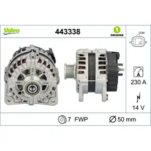 VALEO 443338 Pkw Generator Neu - ORIGINS VALEO 443338 Pkw Generator Neu - ORIGINS