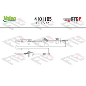 FTE 4101105 CLUTCH CABLE FTE CITROEN BERLINGO für CITROËN, PEUGEOT FTE 4101105 CLUTCH CABLE FTE CITROEN BERLINGO für CITROËN, PEUGEOT