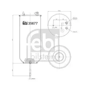 FEBI BILSTEIN 35677 Luftfederbalg für RENAULT FEBI BILSTEIN 35677 Luftfederbalg für RENAULT