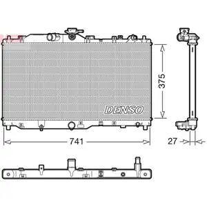 K&uuml;hler Motork&uuml;hlung Denso DRM44050 f&uuml;r Mazda