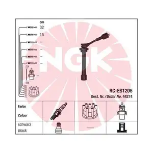 NGK 44274 Zündleitungssatz RC-ES1206 für SUZUKI NGK 44274 Zündleitungssatz RC-ES1206 für SUZUKI