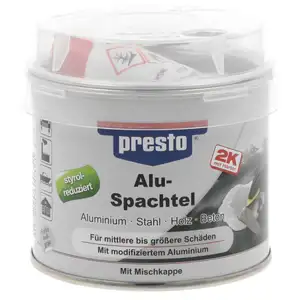Universalspachtel Presto 600351 Alu-spachtel Styrolreduziert 250 G
