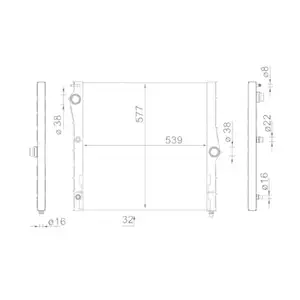 Kühler Motorkühlung Mahle CR 1903 000S Behr für Bmw Kühler Motorkühlung Mahle CR 1903 000S Behr für Bmw