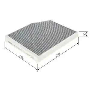 BOSCH 1 987 435 524 Filter, Innenraumluft R5524 BOSCH 1 987 435 524 Filter, Innenraumluft R5524