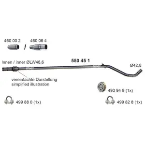 ERNST 550451 Rohrleitung mitte ERNST 550451 Rohrleitung mitte