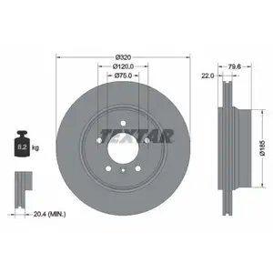 TEXTAR 92141603 Bremsscheiben 2 Stück BMW TEXTAR 92141603 Bremsscheiben 2 Stück BMW