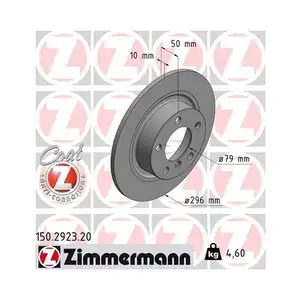 ZIMMERMANN 150.2923.20 Bremsscheiben 2 Stück MINI ZIMMERMANN 150.2923.20 Bremsscheiben 2 Stück MINI