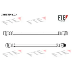 FTE 9240382 Bremsschlauch - 208E.666E.0.4 FTE 9240382 Bremsschlauch - 208E.666E.0.4