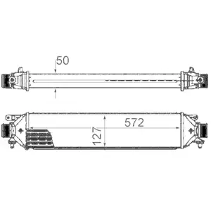 MAHLE CI 427 000S Ladeluftk&uuml;hler