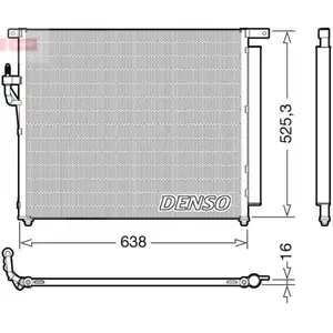 DENSO DCN10049 Kondensator A/C