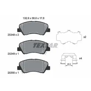 Textar Bremsenset Bremsscheiben Ø256 belüftet Beläge vorn KIA Hyundai 14 Zoll Textar Bremsenset Bremsscheiben Ø256 belüftet Beläge vorn KIA Hyundai 14 Zoll