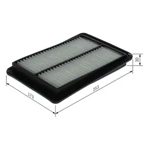 BOSCH F 026 400 582 Luftfilter S0582 für NISSAN, RENAULT BOSCH F 026 400 582 Luftfilter S0582 für NISSAN, RENAULT