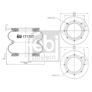 FEBI BILSTEIN 171757 Luftfederbalg
