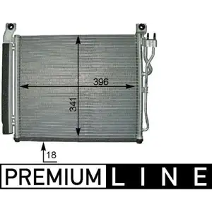 MAHLE AC 591 000P A/C-Kondensator