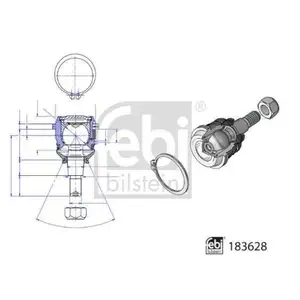 FEBI BILSTEIN 183628 Traggelenk