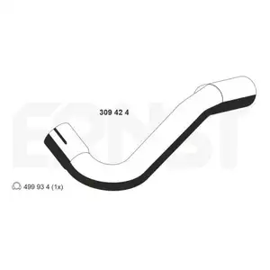 Abgasrohr Ernst 309424 f&uuml;r Ford F&uuml;r Fahrzeuge Mit Diesel-partikel-filter (dpf)
