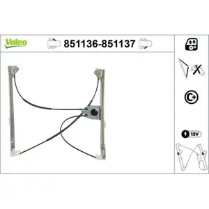 VALEO 851136 Fensterheber (o. Motor) v l ESPACE VALEO 851136 Fensterheber (o. Motor) v l ESPACE