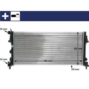 MAHLE CR 2081 000S Kühlmittelkühler MAHLE CR 2081 000S Kühlmittelkühler