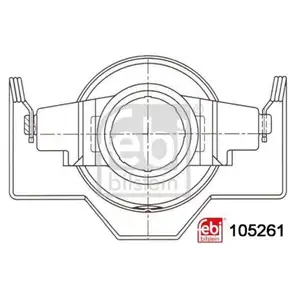 FEBI BILSTEIN 105261 Ausrücklager für VOLVO FEBI BILSTEIN 105261 Ausrücklager für VOLVO