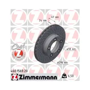 ZIMMERMANN 460.1569.20 Bremsscheiben 2 Stück für PORSCHE ZIMMERMANN 460.1569.20 Bremsscheiben 2 Stück für PORSCHE