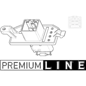 Widerstand Innenraumgebl&auml;se Mahle ABR 104 000P Behr *** Premium Line ***