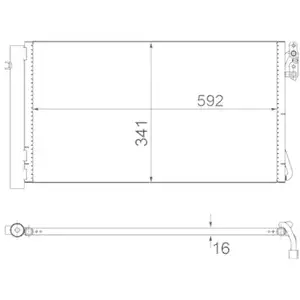MAHLE AC 414 001S A/C-Kondensator f&uuml;r BMW