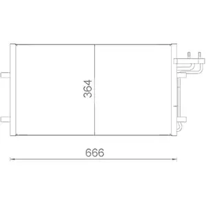 MAHLE AC 374 000S A/C-Kondensator für FORD MAHLE AC 374 000S A/C-Kondensator für FORD