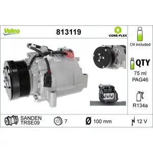 VALEO 813119 Kompressor HONDA CR-V III