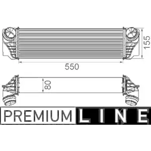 Ladeluftk&uuml;hler Mahle CI 184 000P Behr *** Premium Line *** f&uuml;r Bmw