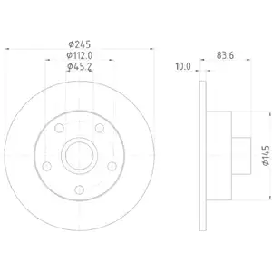 Mintex MDC830 Bremsscheiben 2 Stück AUDI Mintex MDC830 Bremsscheiben 2 Stück AUDI